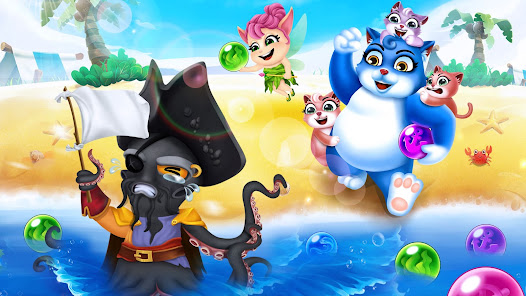 Captura 6 Bubble Shooter: Cat Pop Island android