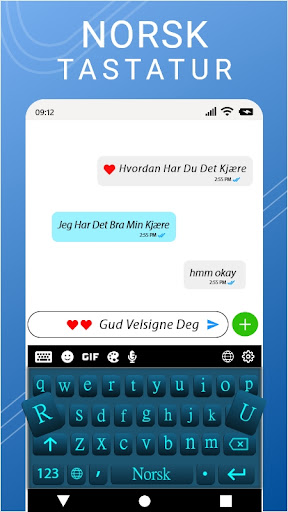 Android application Norwegian English Keyboard screenshort
