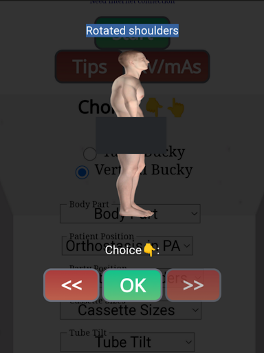 Radtech Positioning Training Screen 3