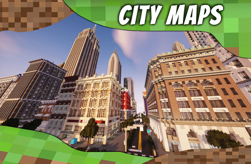 Android application City maps for MCPE. Modern cit screenshort