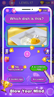 Food Quiz‏ 1.0.1 APK + Mod (Unlimited money) إلى عن على ذكري المظهر
