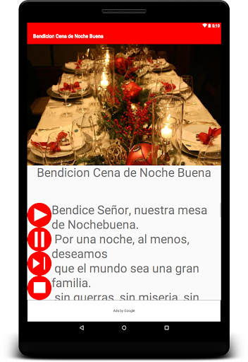 Bendicion de Cena Nochebuena Screen 2