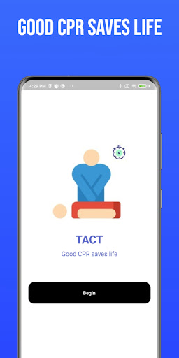 Android application TACT CPR Timer screenshort