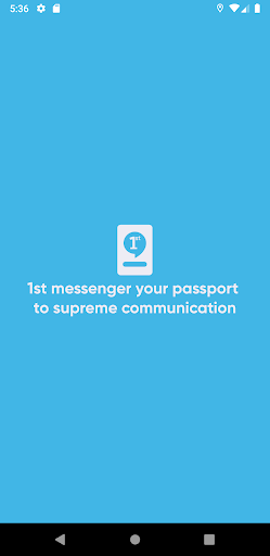 Android application F1st Messenger screenshort