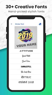 Fancy Text + Sticker Maker (WAStickerApps) Screenshot