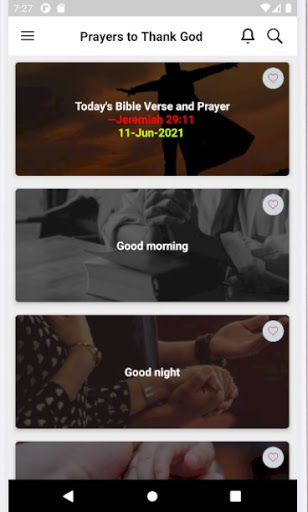 Android application Prayers to Thank God | Prayers screenshort