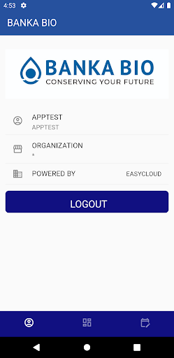 Android application Banka Bio screenshort