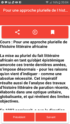 Littérature Africaine Screen 3