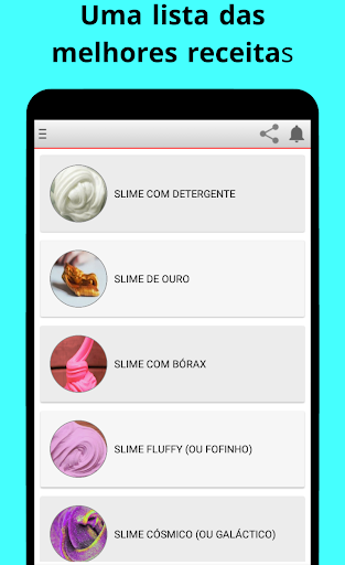 Android application Como Fazer Slime screenshort