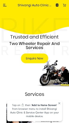 Shivangi Auto Clinic Screen 2