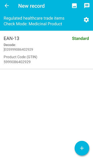 GS1 Healthcare Barcode Scanner Screen 3