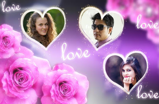 Android application Love Photo frames Collage screenshort