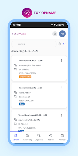 Android application Fox Opname 2 screenshort