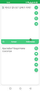 한국어 - 인도네시아어 번역 - Google Play 앱