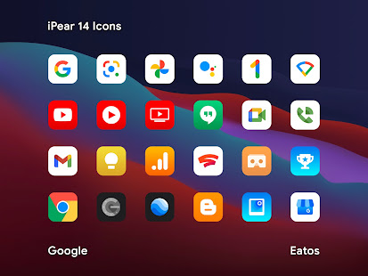 iPear 14 Icon Pack v1.2.0 APK Patched