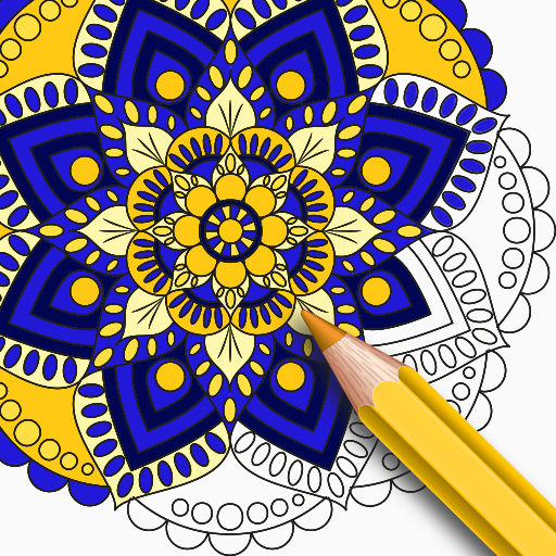 Mandala Coloring Book Game logo
