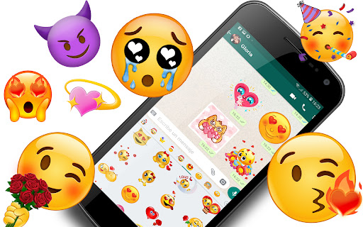 Android application WASticker emojis for whatsapp screenshort
