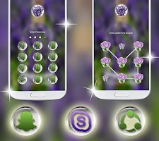 screenshot of Lavender Launcher Theme