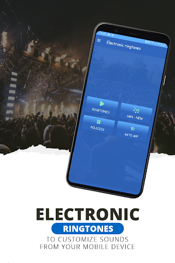 Android application Electronic sounds screenshort