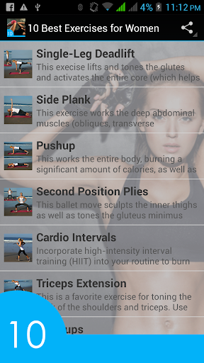 BeFit - 10 Exercises for Women