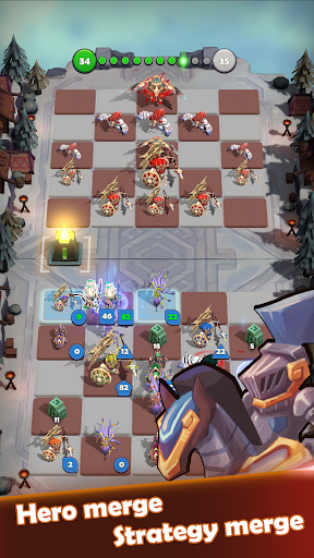 Android application Idle Sky Village - Hero Merge screenshort