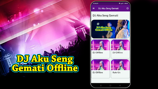 Android application DJ Aku Seng Gemati Offline screenshort
