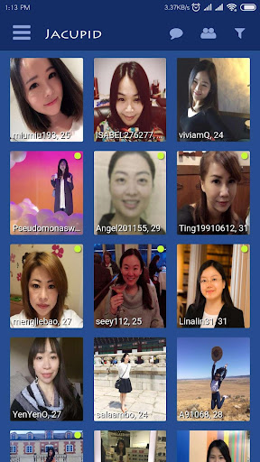 Android application Jacupid screenshort