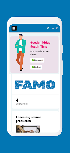 Android application FAMO screenshort