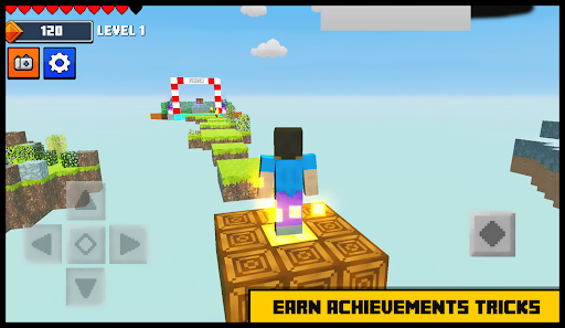 3D Guide Blocky Craft Parkour Screen 3