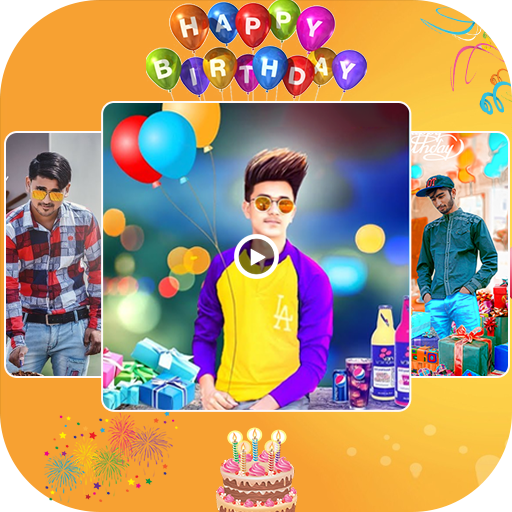 Birthday Video Maker with Song logo