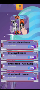 Piano Horror Siren Head Tiles 8 APK screenshots 1