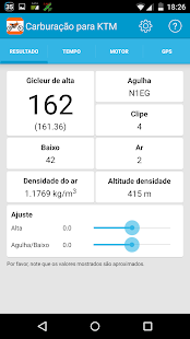 Visualização do aplicativo