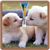 Nice Puppies Zip locker Theme icon