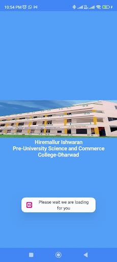 Android application HIPU College Dharwad screenshort