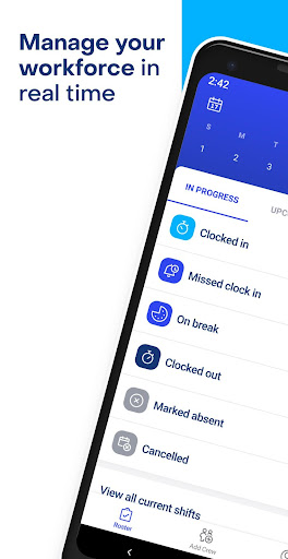 Android application Bluecrew Manager screenshort