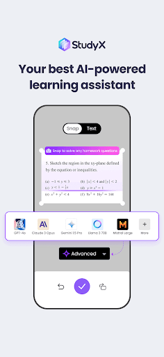 Android application StudyX - Homework Help screenshort