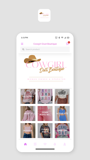 Android application Cowgirl Dust Boutique screenshort