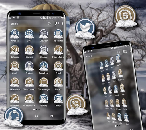 Balloon Tree Launcher Theme Screen 2