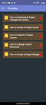screenshot of Project Management