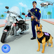 Police Dog Crime Bike Chase app icon
