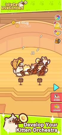 Game screenshot Idle Cat Live Concert mod apk