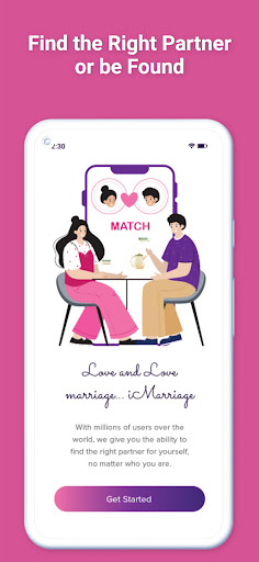Android application iMarriage.pk screenshort