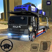 Игра Grand Police Bike Transporter Truck 2021