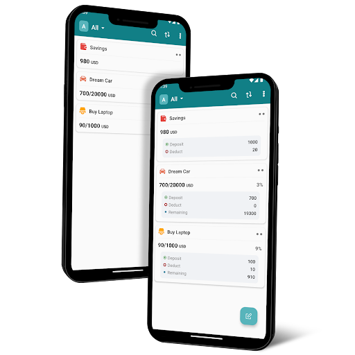 Android application Saving Tracker - Money Tracker screenshort