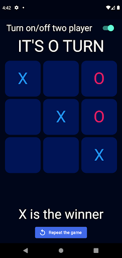 لعبة X/O Game Screen 3