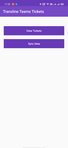 Android application Transline Teams Tickets screenshort