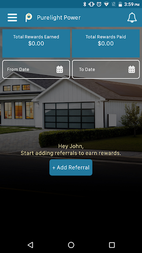 Android application PureLight Power screenshort