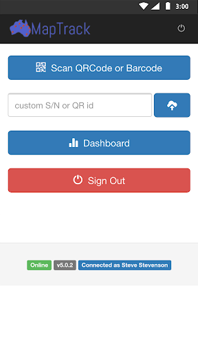 AMS MapTrack Screen 2