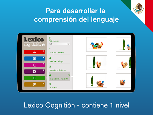 Android application Lexico Cognición (LatAm) screenshort