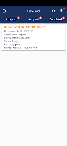 Android application BQS Surveyor screenshort